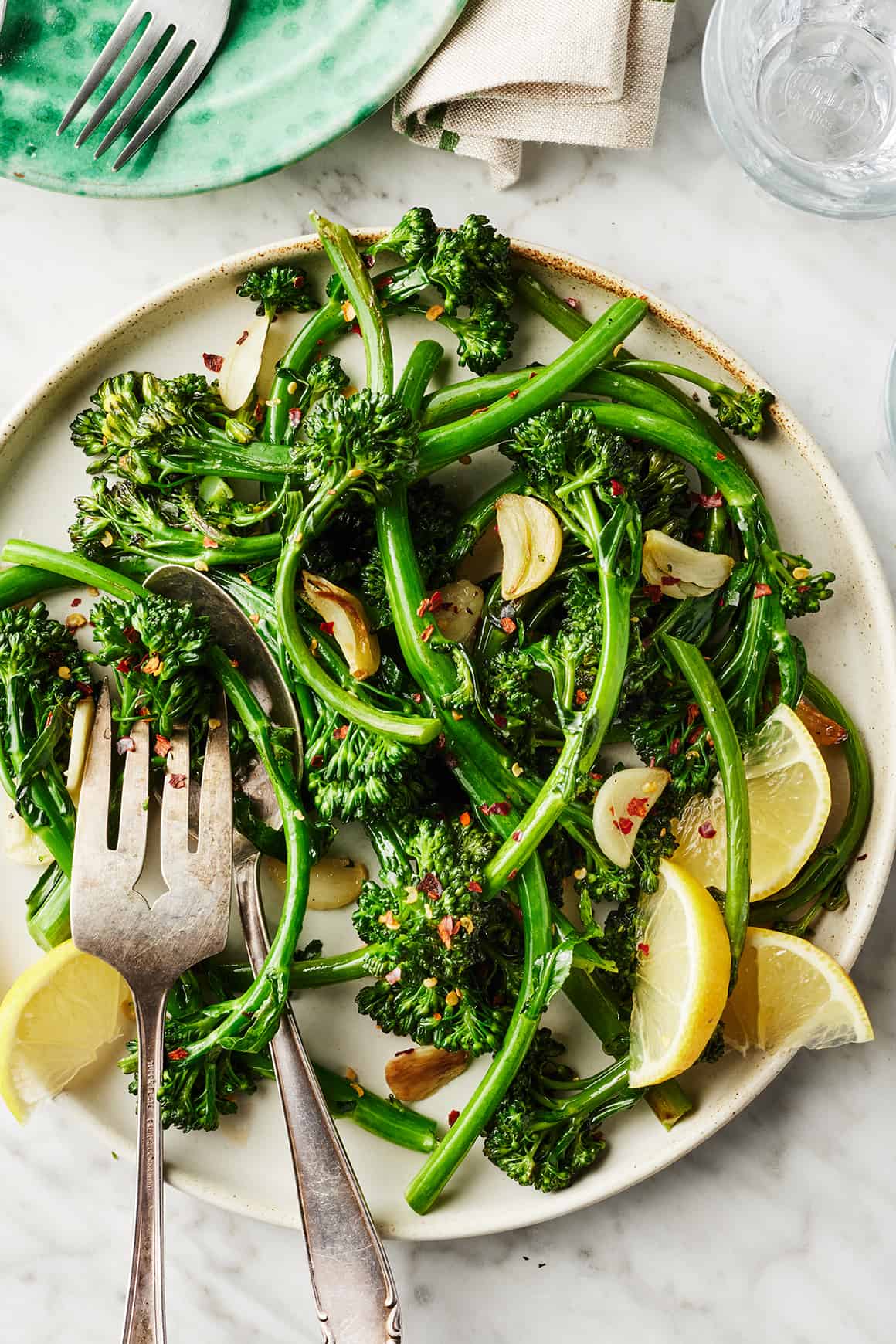 Side dishes for Easter - Saut&eacute;ed Broccolini